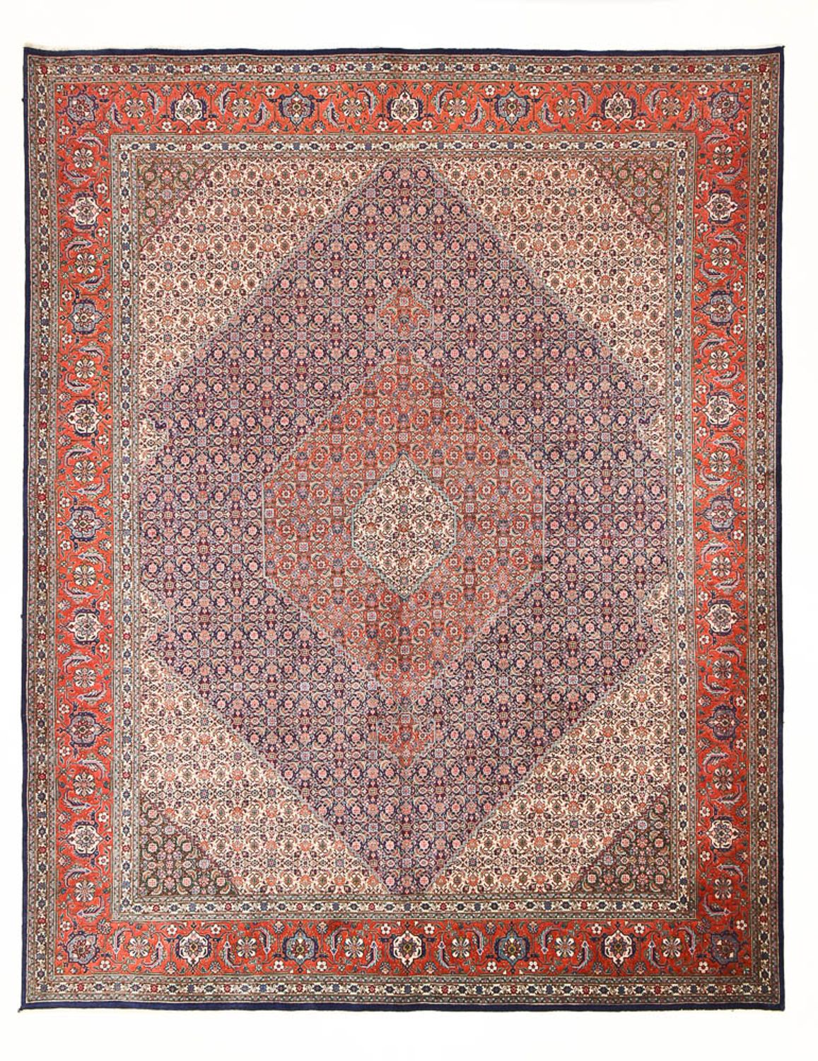 Persisk tæppe - Tabriz - Royal - 392 x 310 cm - rust