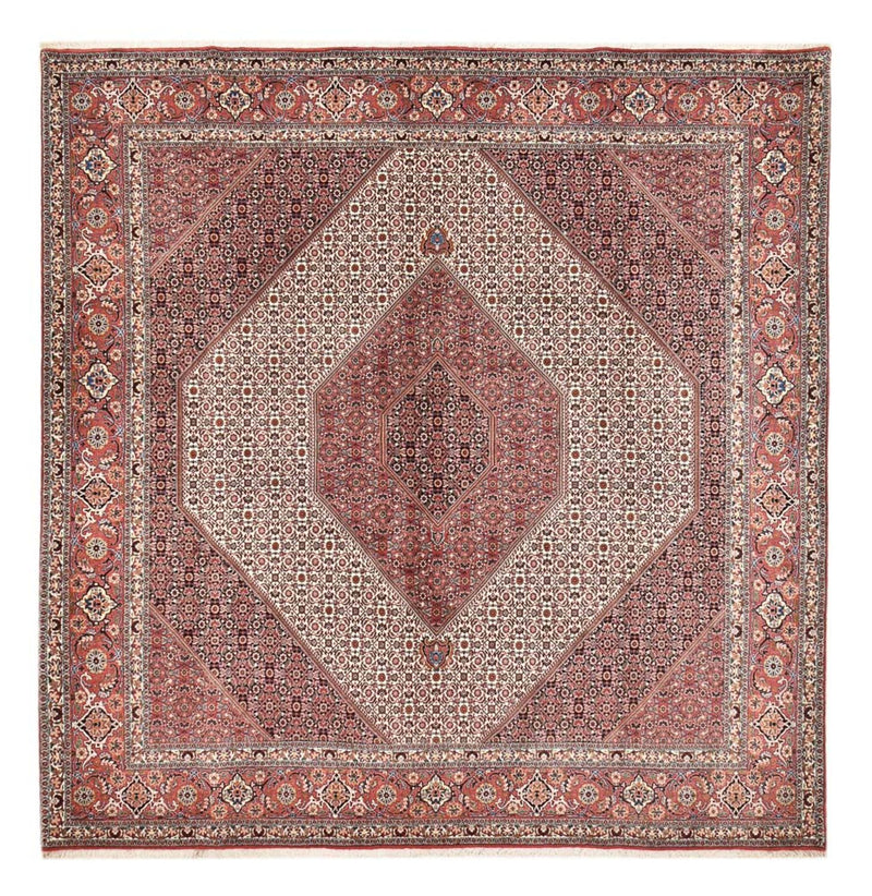 Persisk tæppe - Bijar firkantet  - 307 x 300 cm - rust