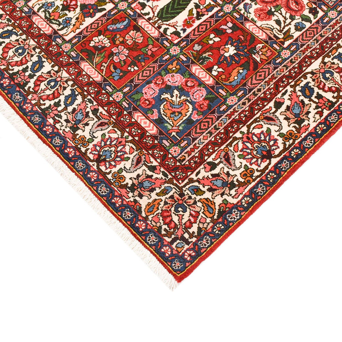 Persisk tæppe - Nomadisk - 208 x 133 cm - flerfarvet