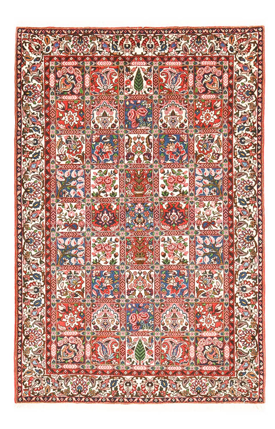 Persisk tæppe - Nomadisk - 205 x 136 cm - flerfarvet