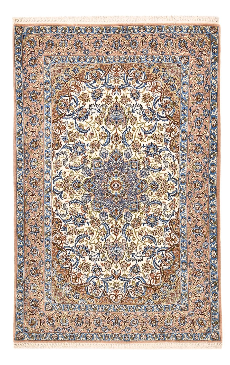 Persisk tæppe - Isfahan - Premium - 168 x 108 cm - flerfarvet