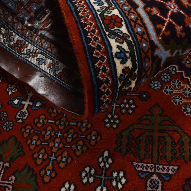 Persisk tæppe - Nomadisk - 302 x 203 cm - mørkerød