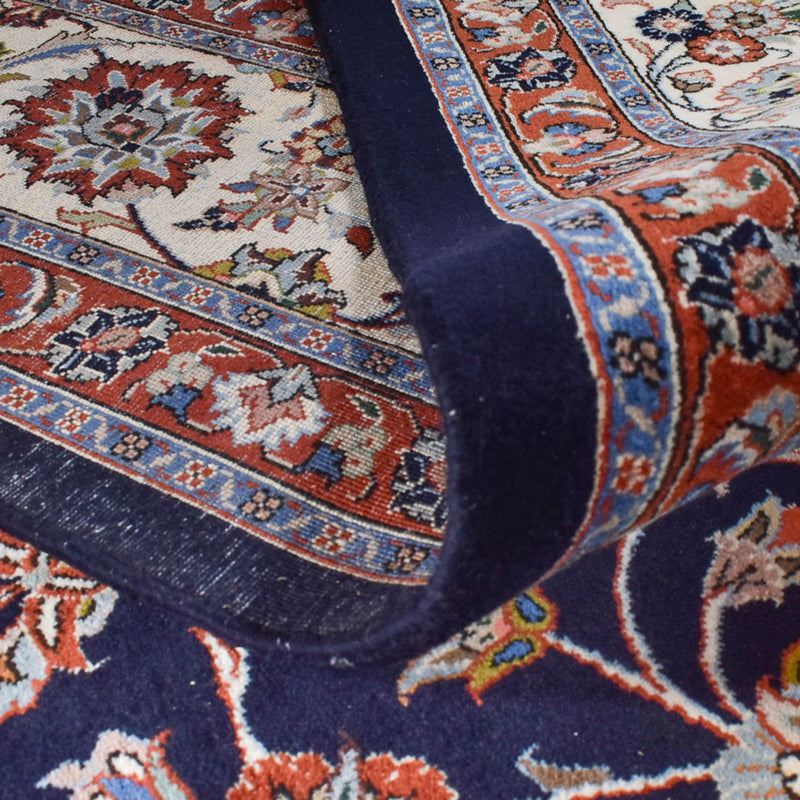 Persisk tæppe - Classic - Royal - 343 x 250 cm - mørkeblå