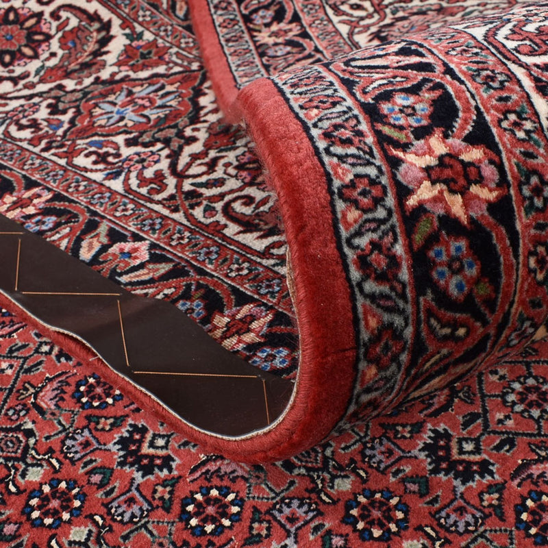 Persisk tæppe - Bijar - 392 x 300 cm - bordeaux rød