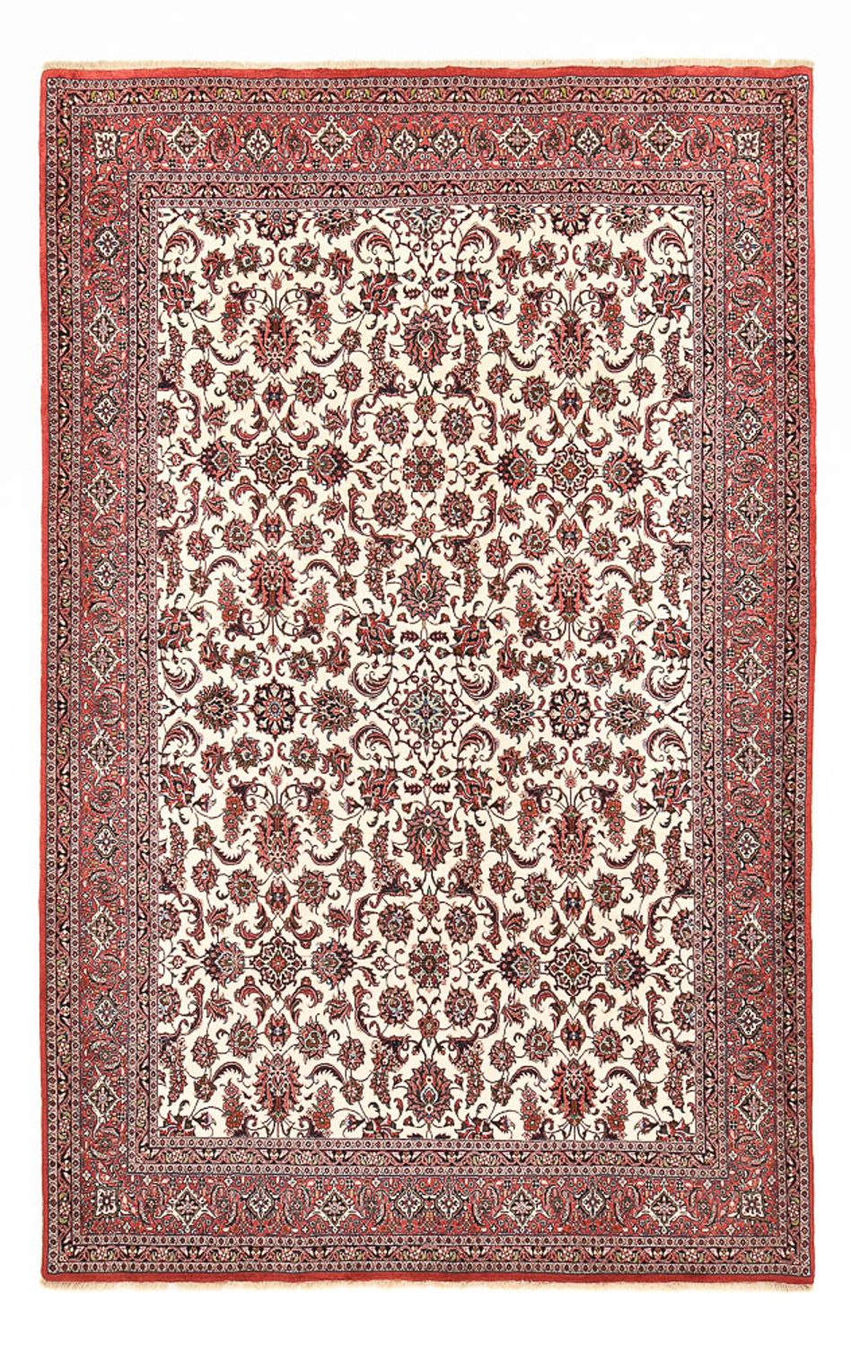 Persisk tæppe - Bijar - 315 x 205 cm - creme