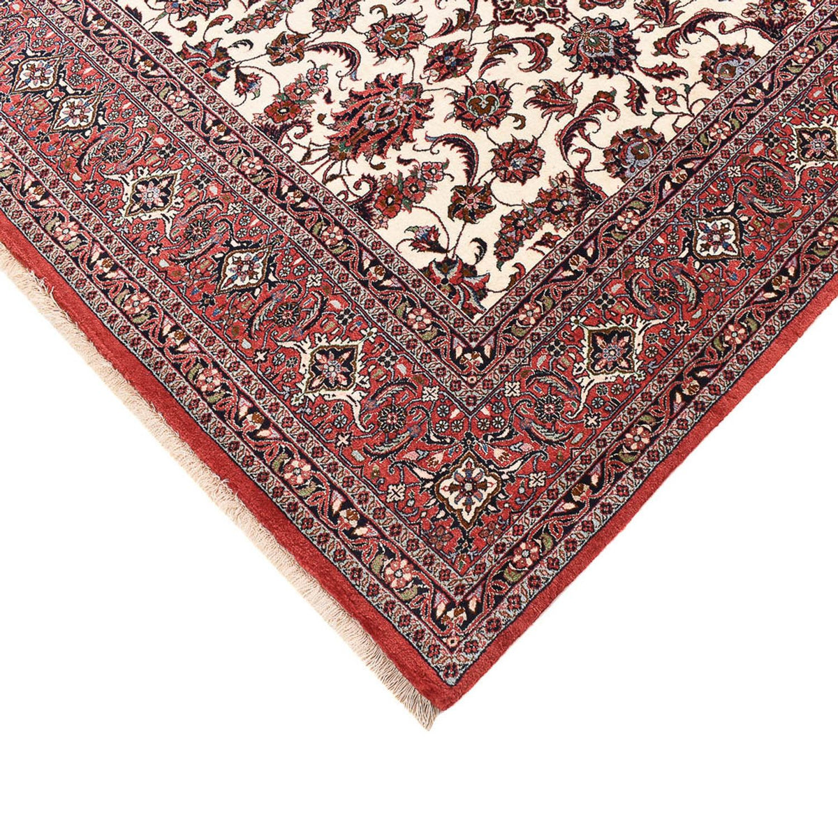 Persisk tæppe - Bijar - 315 x 205 cm - creme