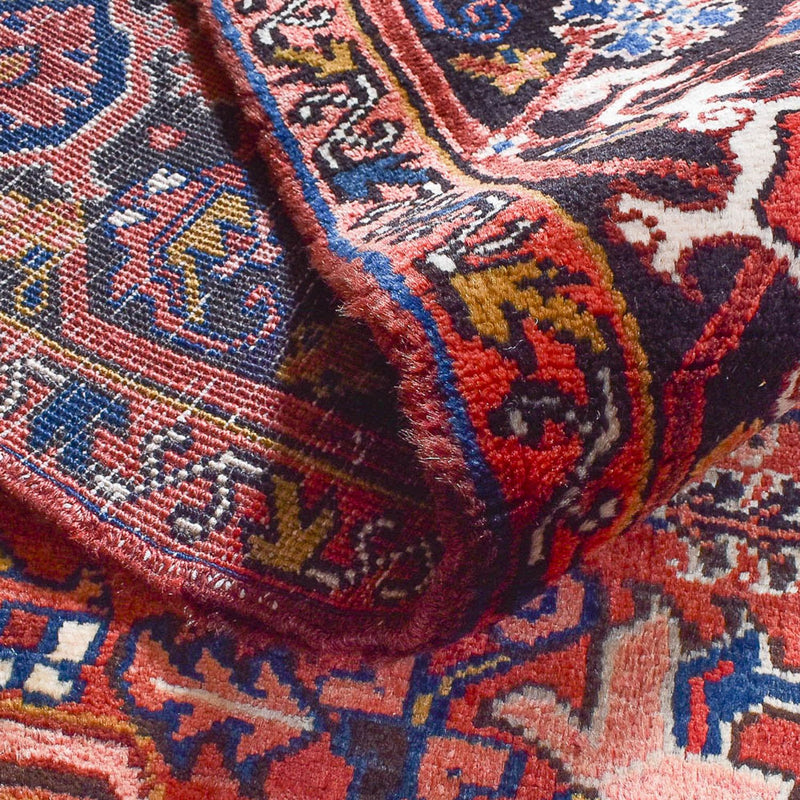 Persisk tæppe - Nomadisk - 344 x 256 cm - lysrød