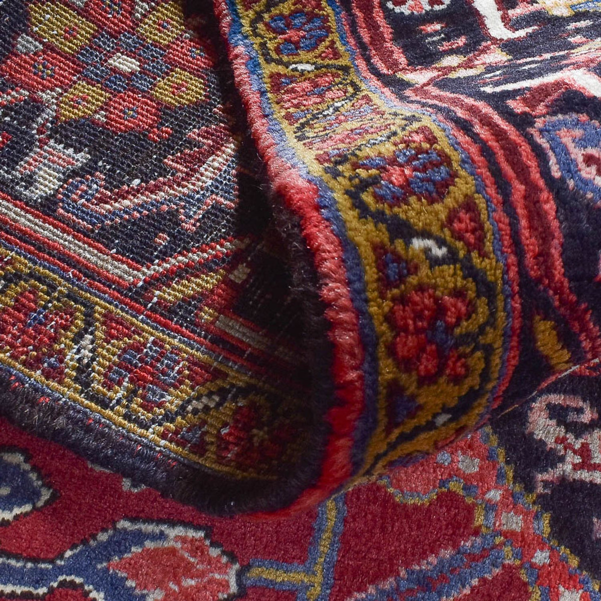 Persisk tæppe - Nomadisk - 347 x 253 cm - rød