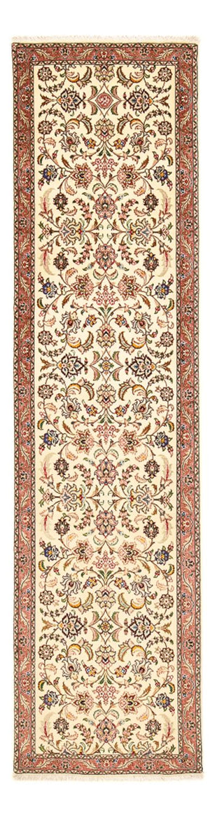 Løber Persisk tæppe - Tabriz - Royal - 286 x 70 cm - beige