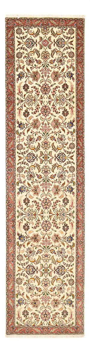 Løber Persisk tæppe - Tabriz - Royal - 284 x 70 cm - beige