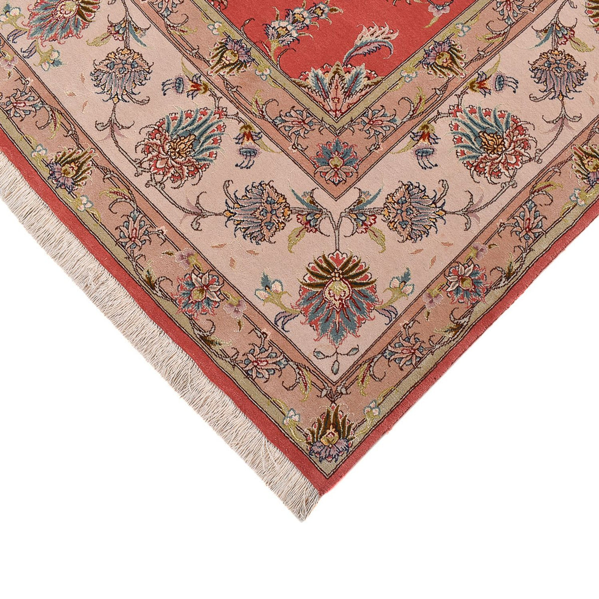 Persisk tæppe - Tabriz - Royal - 309 x 242 cm - rød