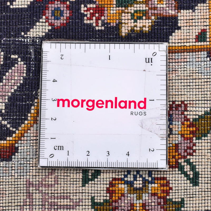 Persisk tæppe - Tabriz - Royal - 90 x 60 cm - mørkeblå