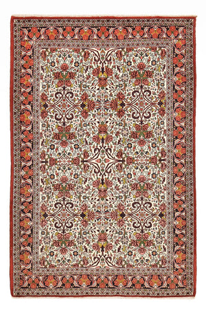 Persisk tæppe - Bijar - 214 x 142 cm - creme