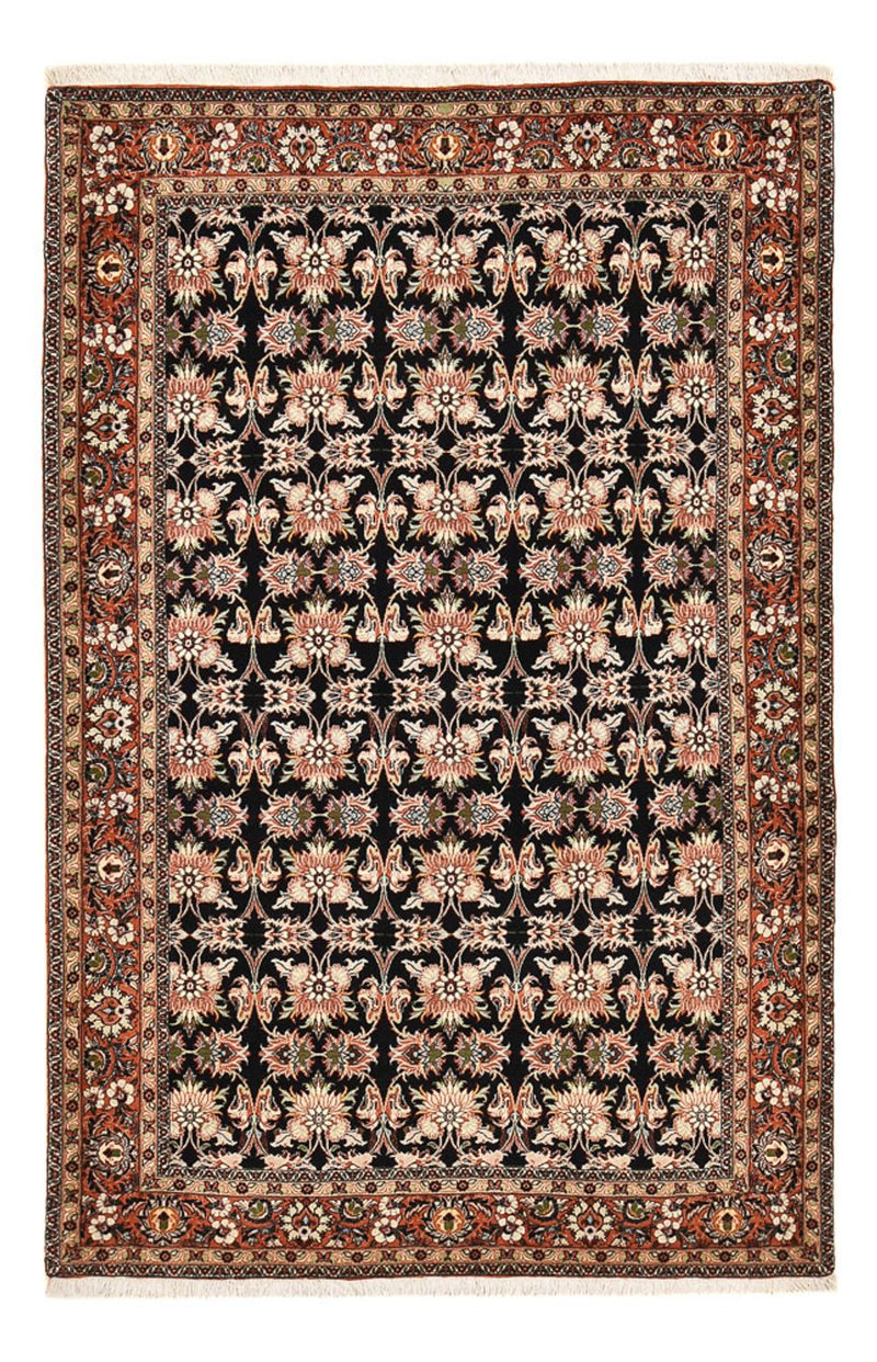 Persisk tæppe - Bijar - 223 x 140 cm - mørkeblå