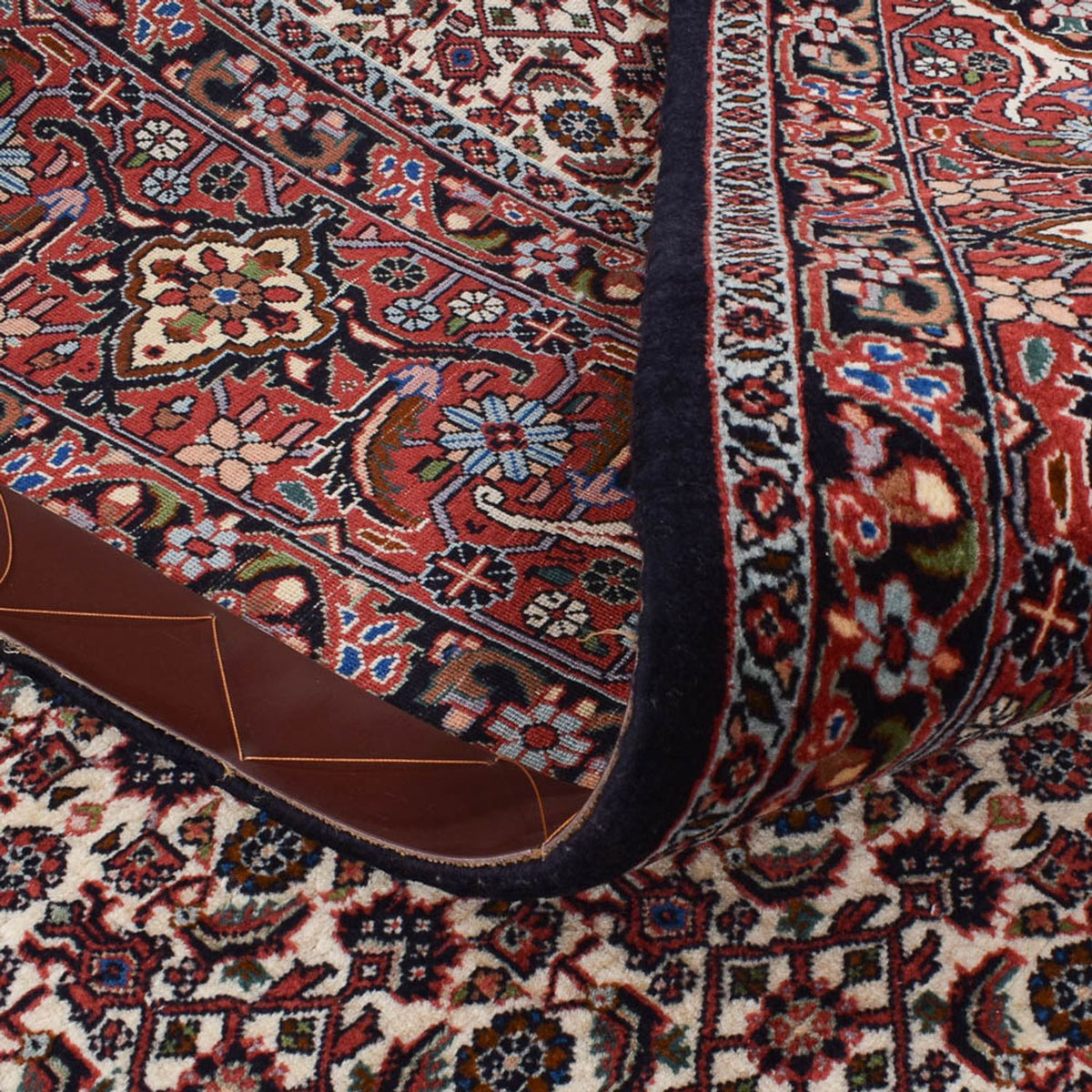 Løber Persisk tæppe - Bijar - 494 x 204 cm - rust