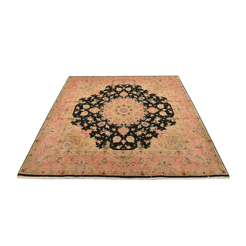Persisk tæppe - Tabriz - Royal firkantet  - 202 x 196 cm - mørkeblå