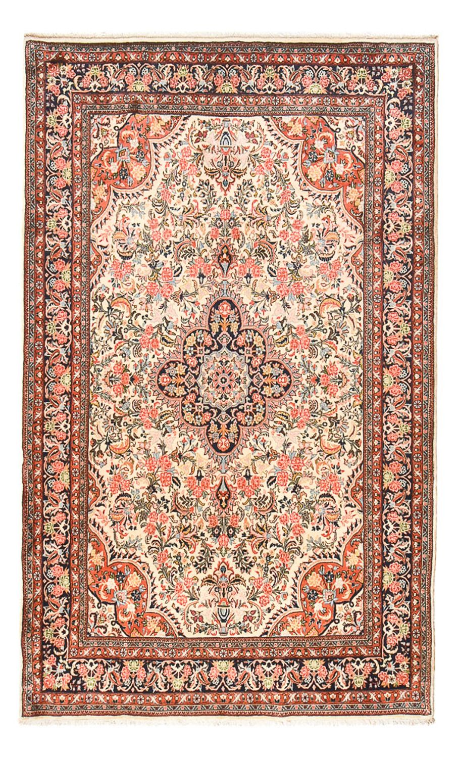 Persisk tæppe - Bijar - 292 x 179 cm - lys beige