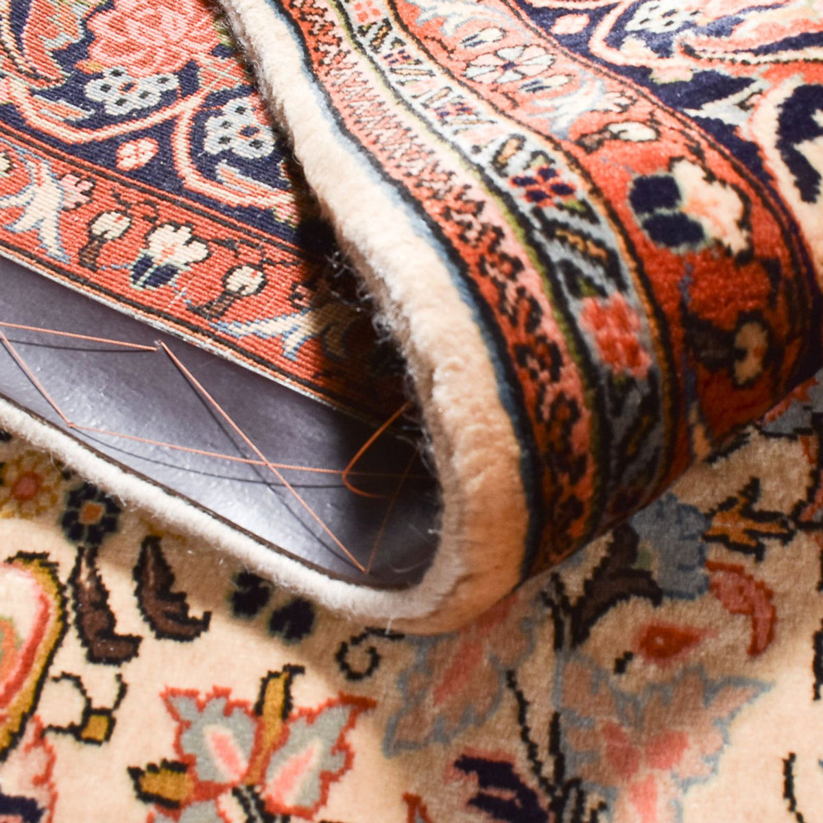 Persisk tæppe - Bijar - 292 x 179 cm - lys beige