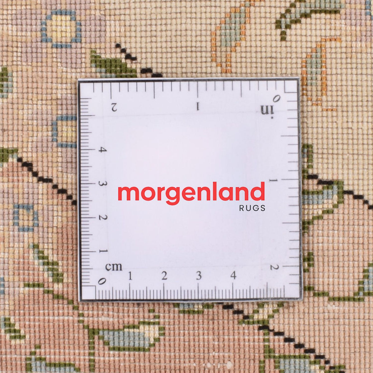 Persisk tæppe - Tabriz - Royal rundt  - 200 x 200 cm - beige