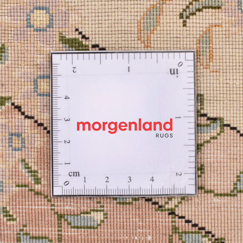 Persisk tæppe - Tabriz - Royal rundt  - 200 x 200 cm - beige