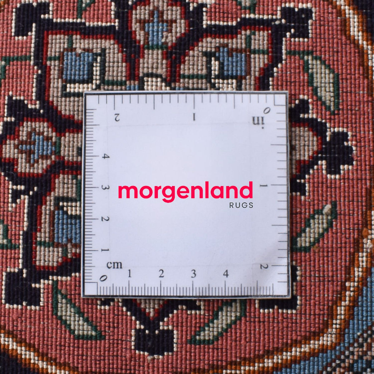 Persisk tæppe - Tabriz - Royal rundt  - 250 x 250 cm - flerfarvet