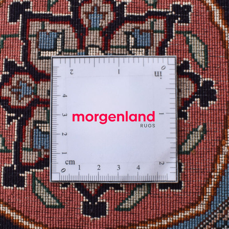 Persisk tæppe - Tabriz - Royal rundt  - 250 x 250 cm - flerfarvet