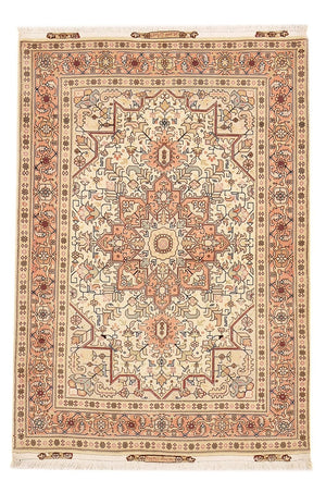 Persisk tæppe - Tabriz - Royal - 151 x 106 cm - lys beige