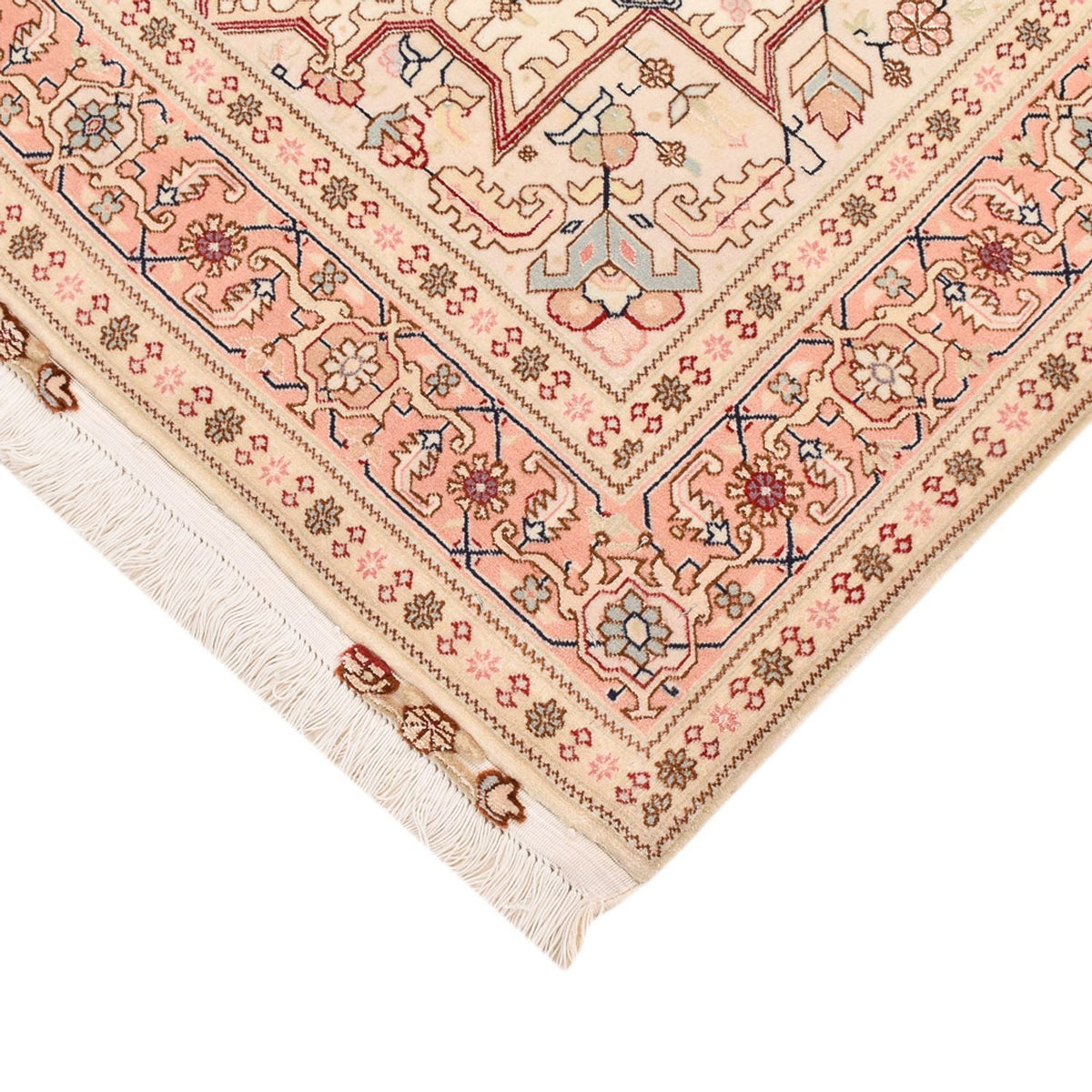 Persisk tæppe - Tabriz - Royal - 151 x 106 cm - lys beige