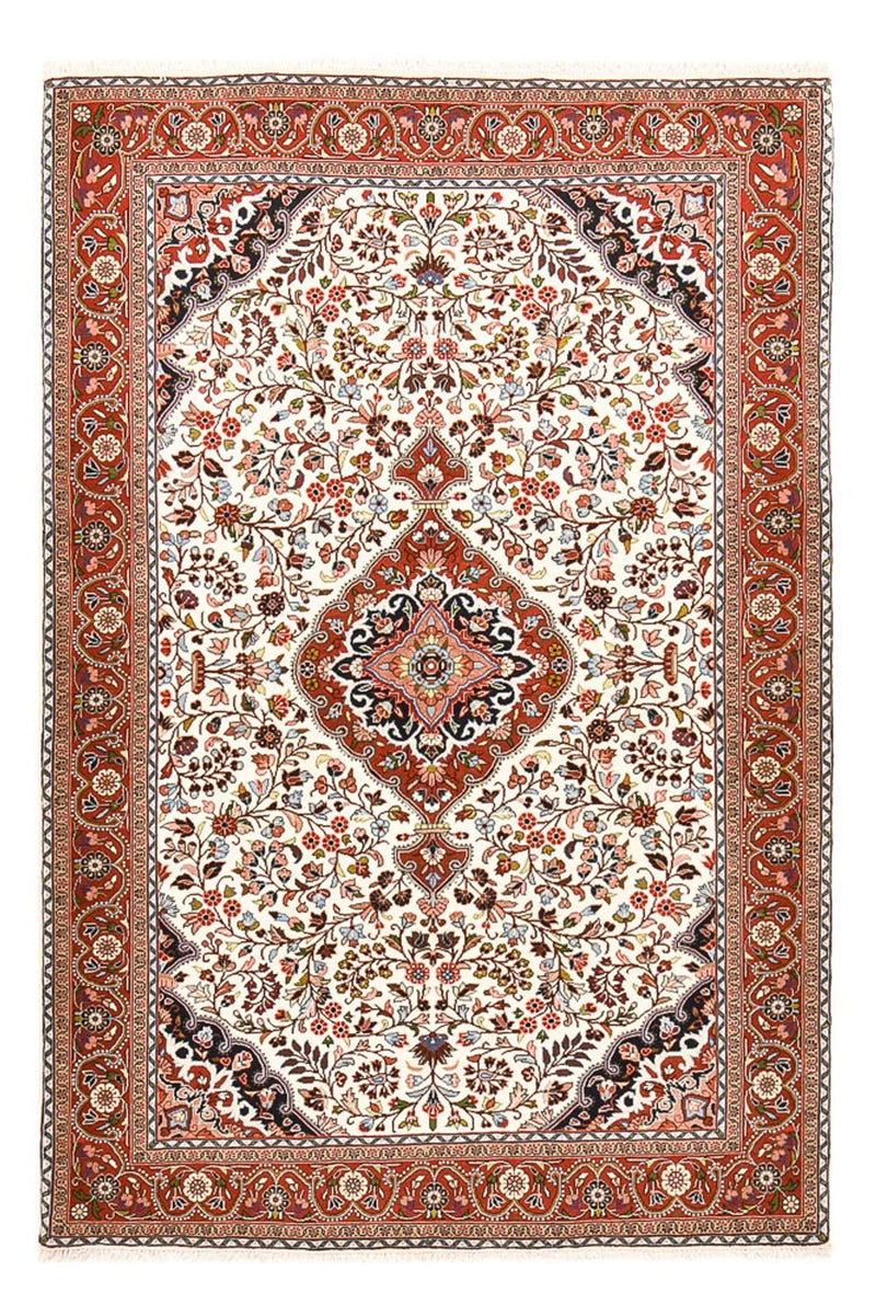 Persisk tæppe - Nomadisk - 205 x 138 cm - creme
