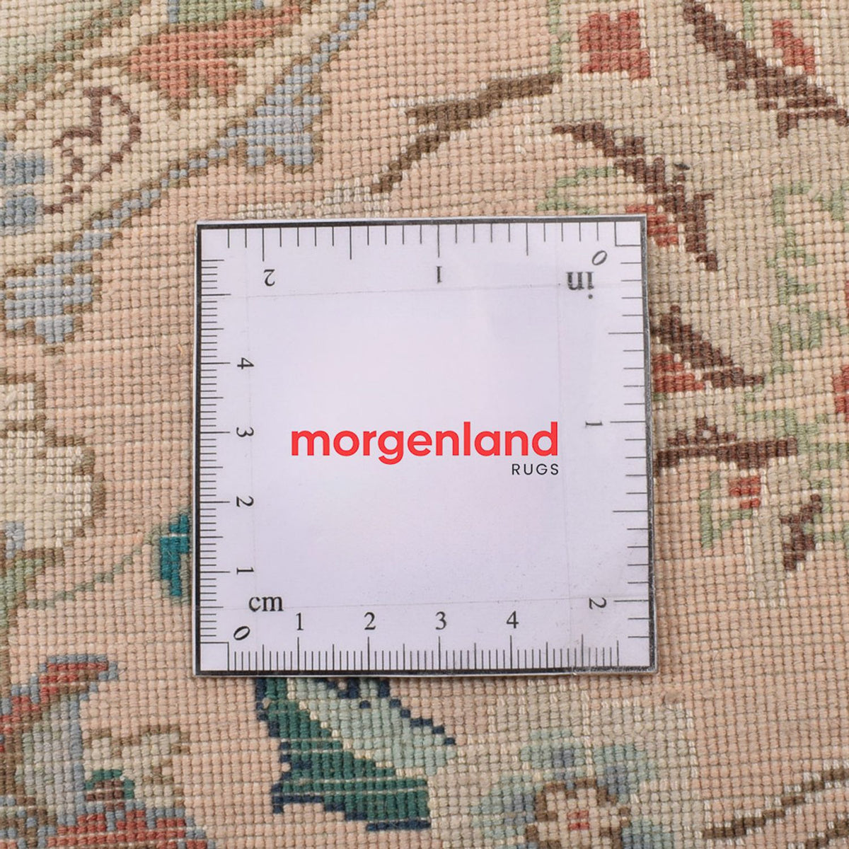 Persisk tæppe - Tabriz - Royal rundt  - 200 x 200 cm - sand