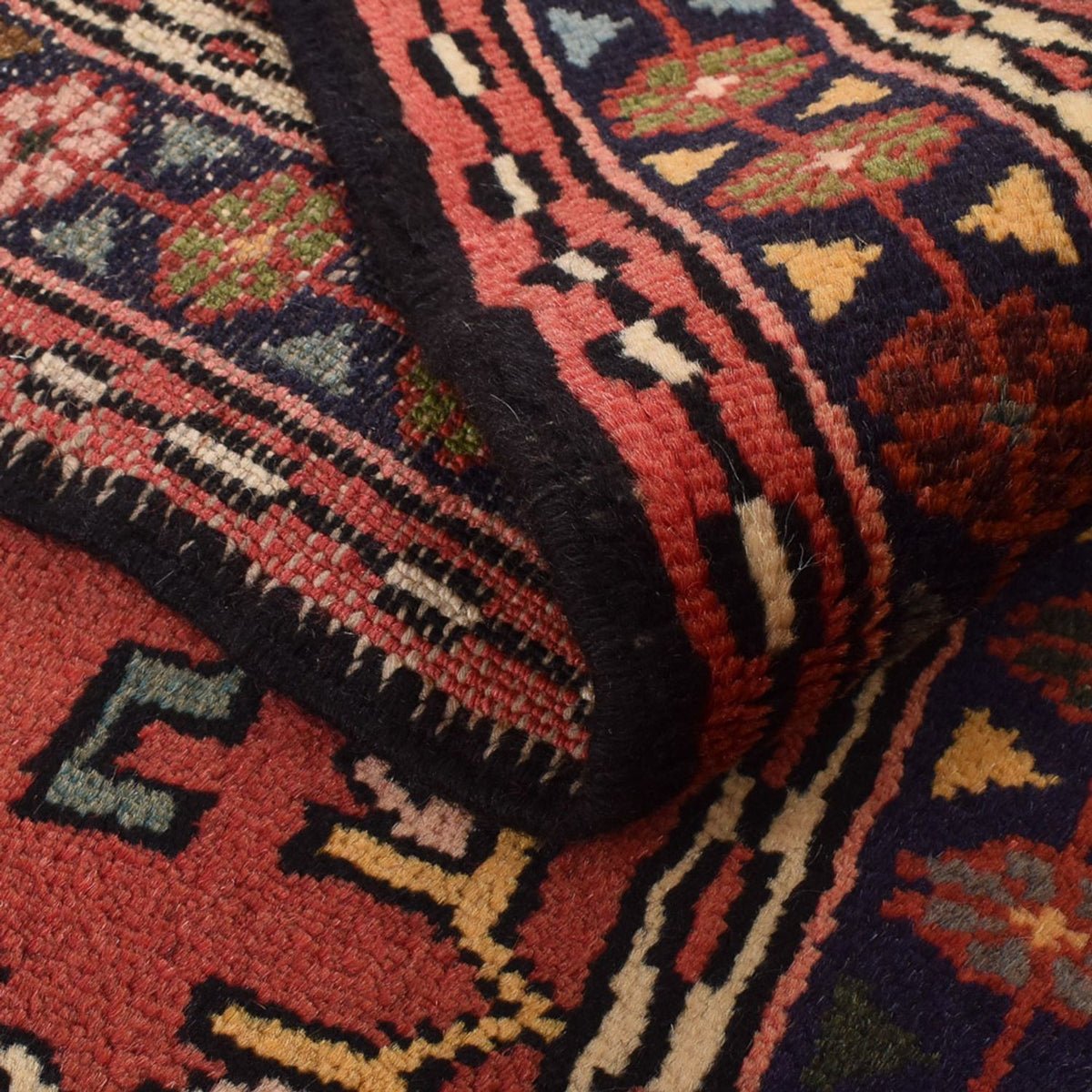 Løber Persisk tæppe - Nomadisk - 288 x 73 cm - lysrød