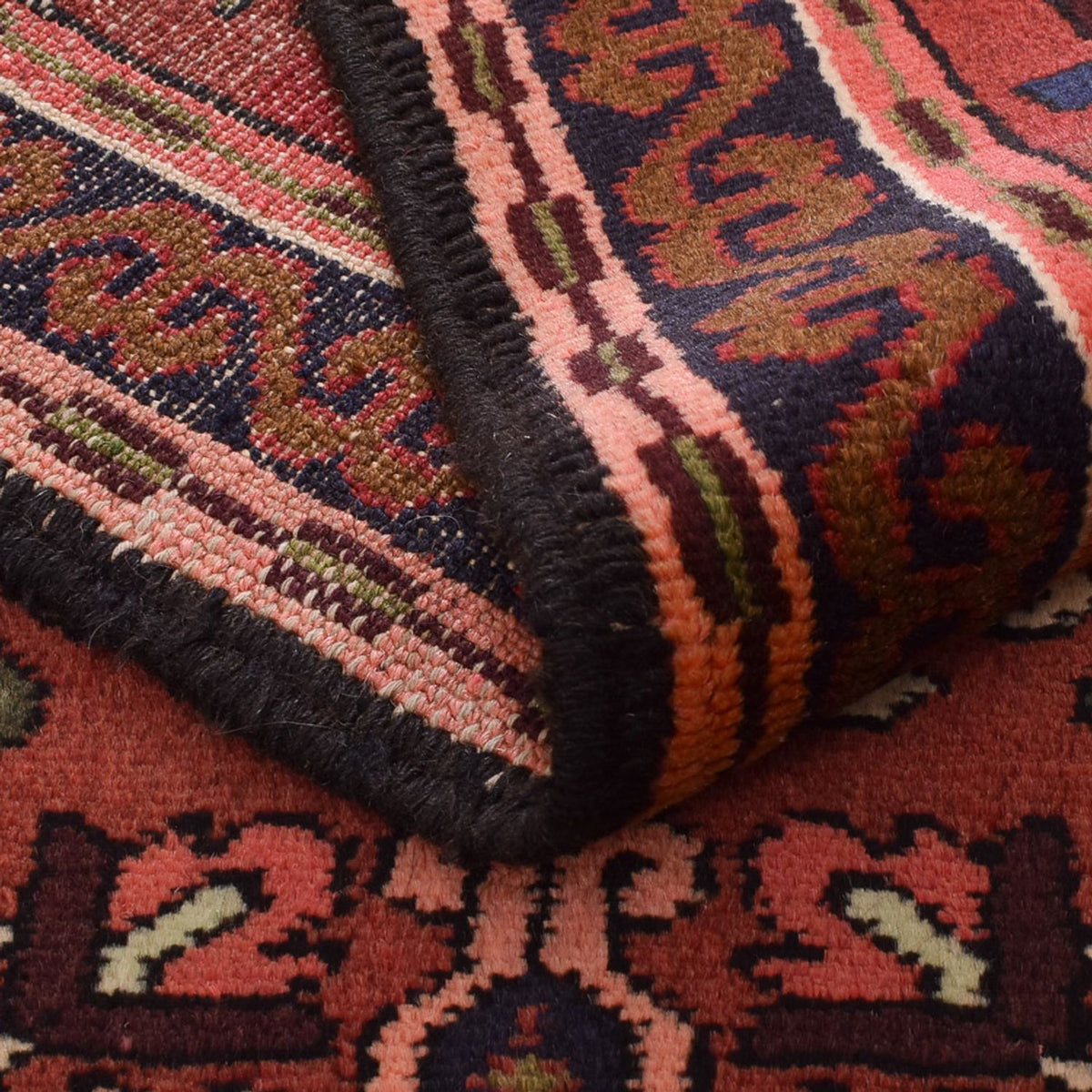 Løber Persisk tæppe - Nomadisk - 286 x 68 cm - lysrød