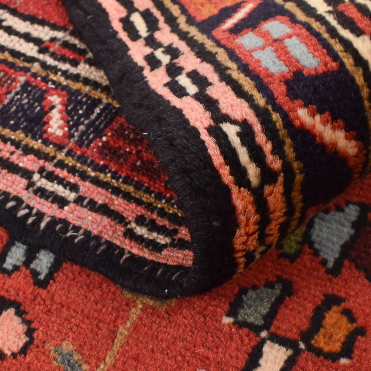 Løber Persisk tæppe - Nomadisk - 290 x 68 cm - lysrød