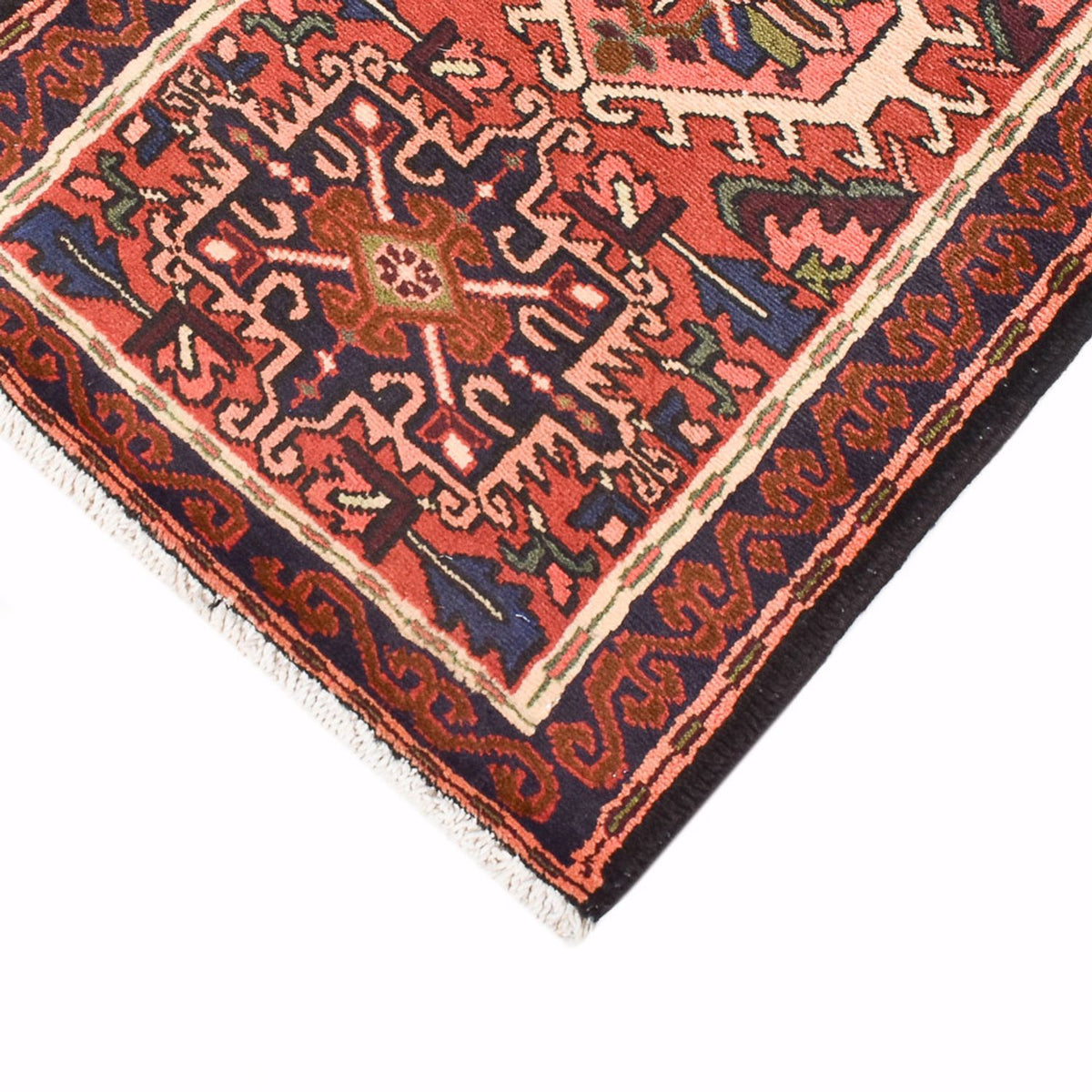 Løber Persisk tæppe - Nomadisk - 294 x 68 cm - lysrød