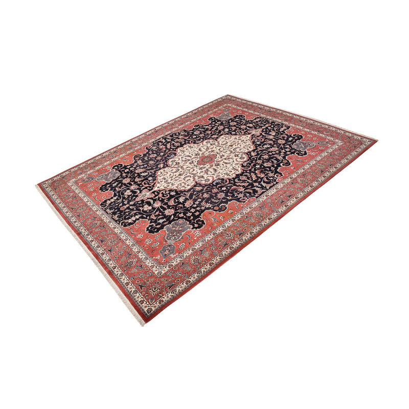 Persisk tæppe - Bijar - 380 x 296 cm - mørkeblå