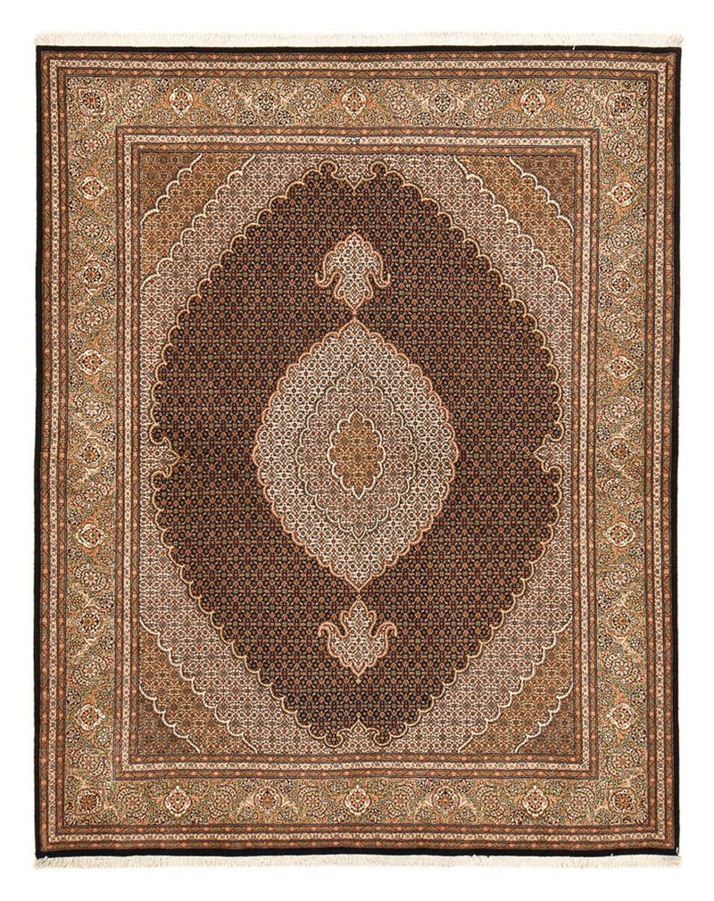 Persisk tæppe - Tabriz - Royal - 250 x 202 cm - mørkebrun