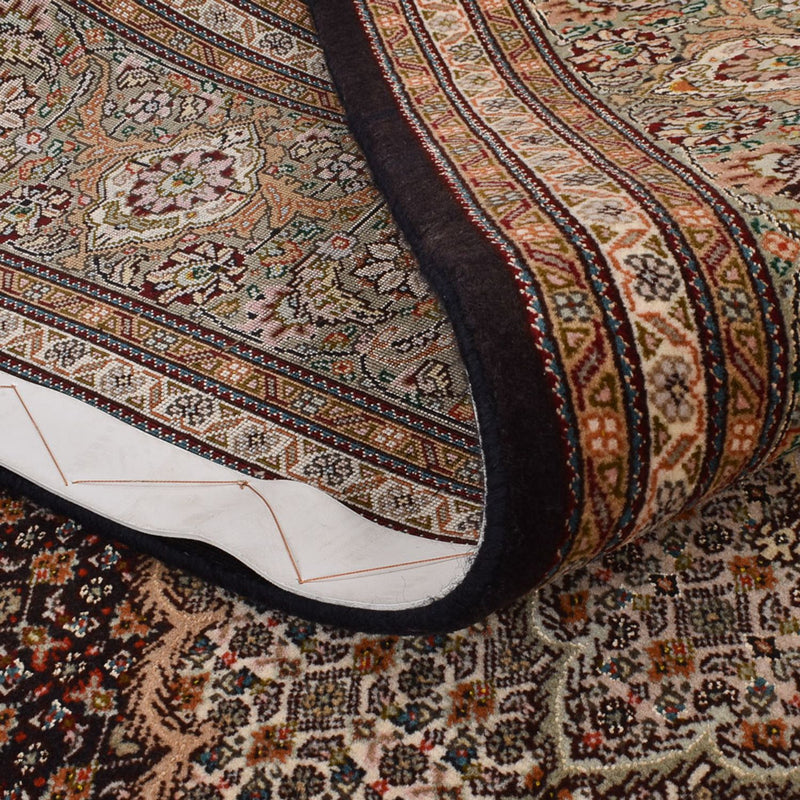 Persisk tæppe - Tabriz - Royal - 250 x 202 cm - mørkebrun