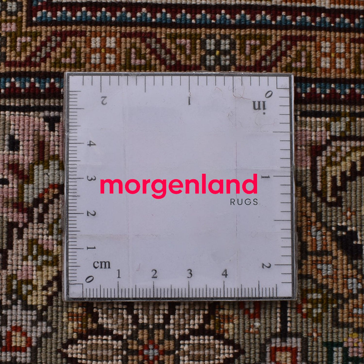 Persisk tæppe - Tabriz - Royal - 250 x 202 cm - mørkebrun