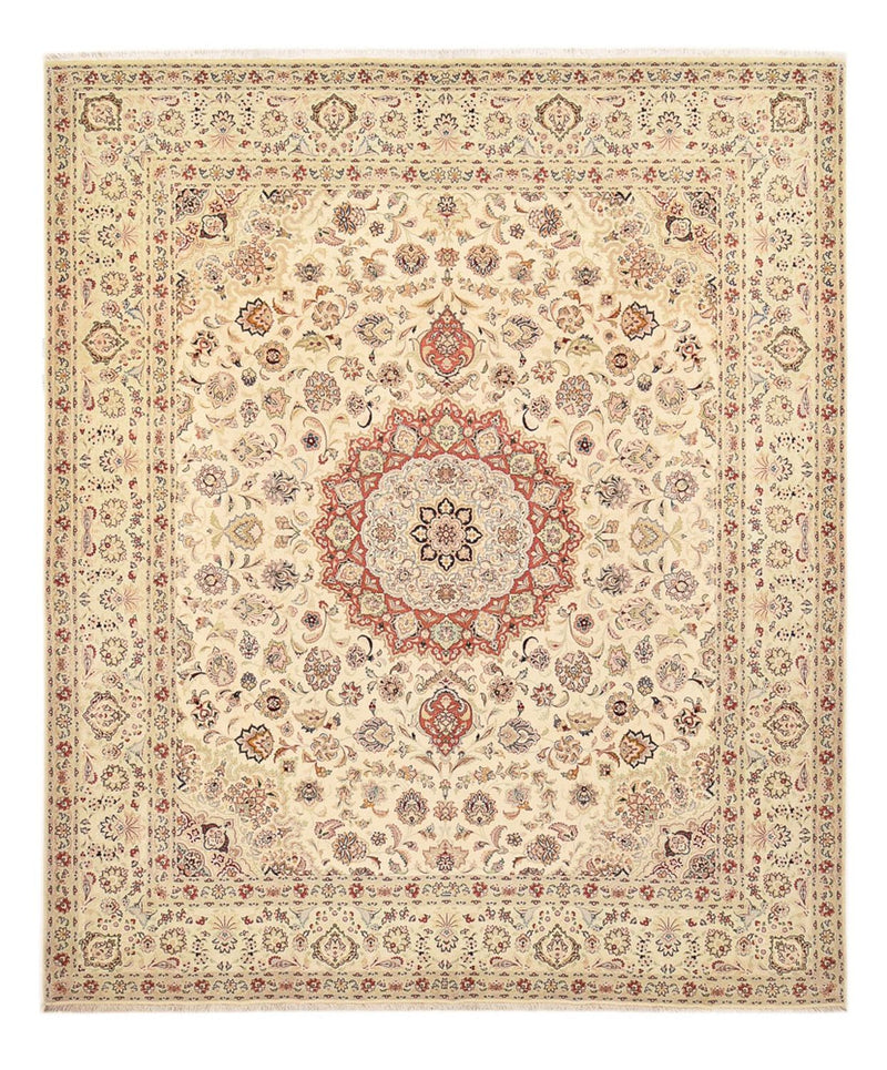 Persisk tæppe - Tabriz - Royal - 349 x 298 cm - beige