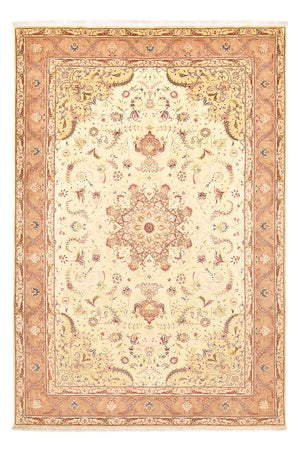 Persisk tæppe - Tabriz - Royal - 300 x 200 cm - lys beige
