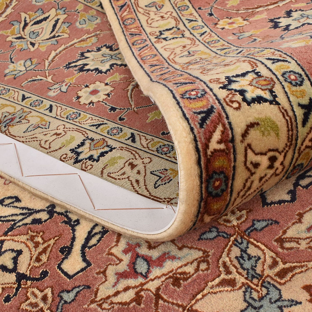 Persisk tæppe - Tabriz - Royal - 358 x 250 cm - lys beige