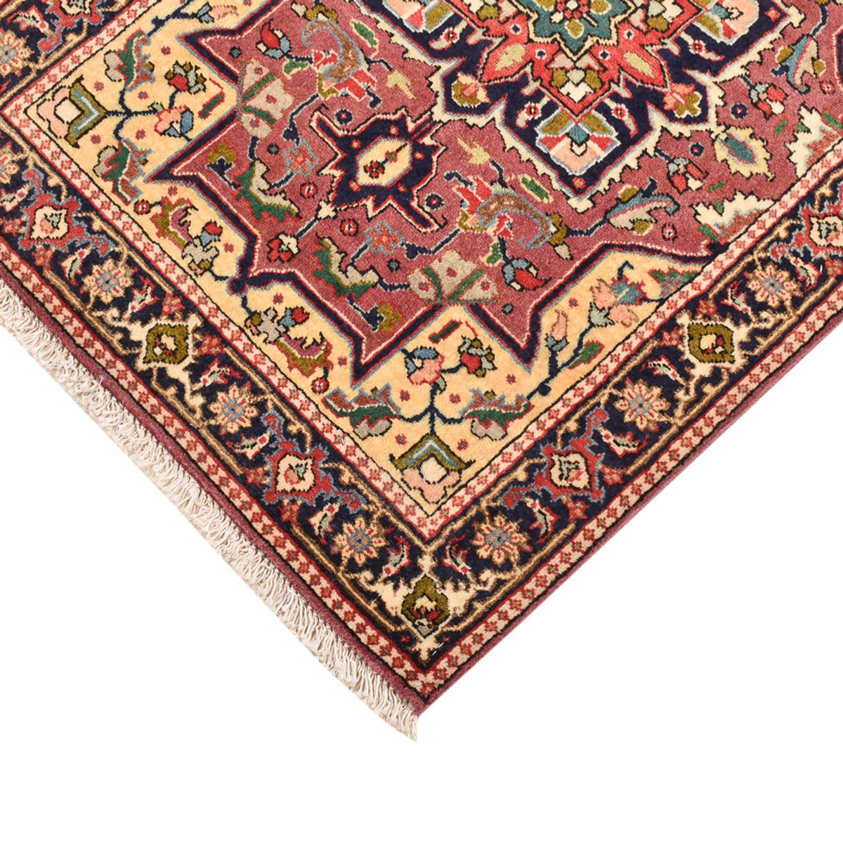 Persisk tæppe - Tabriz - Royal - 82 x 60 cm - lysrød