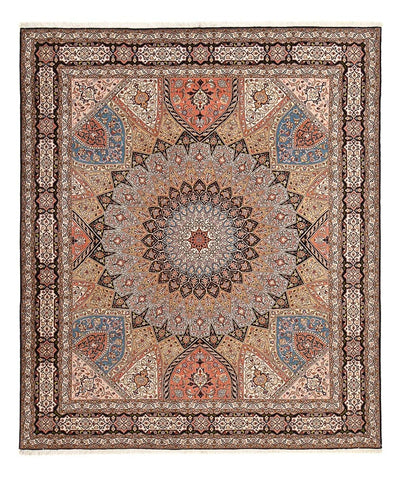 Tabriz - 50 Raj Tæppe 253x302cm - Persisk tæppe