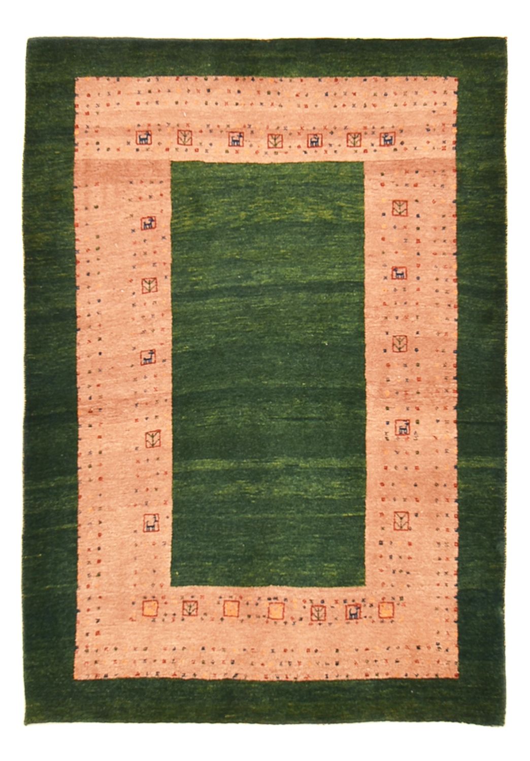 Gabbeh Tæppe - Loribaft Persisk - 150 x 108 cm - flerfarvet