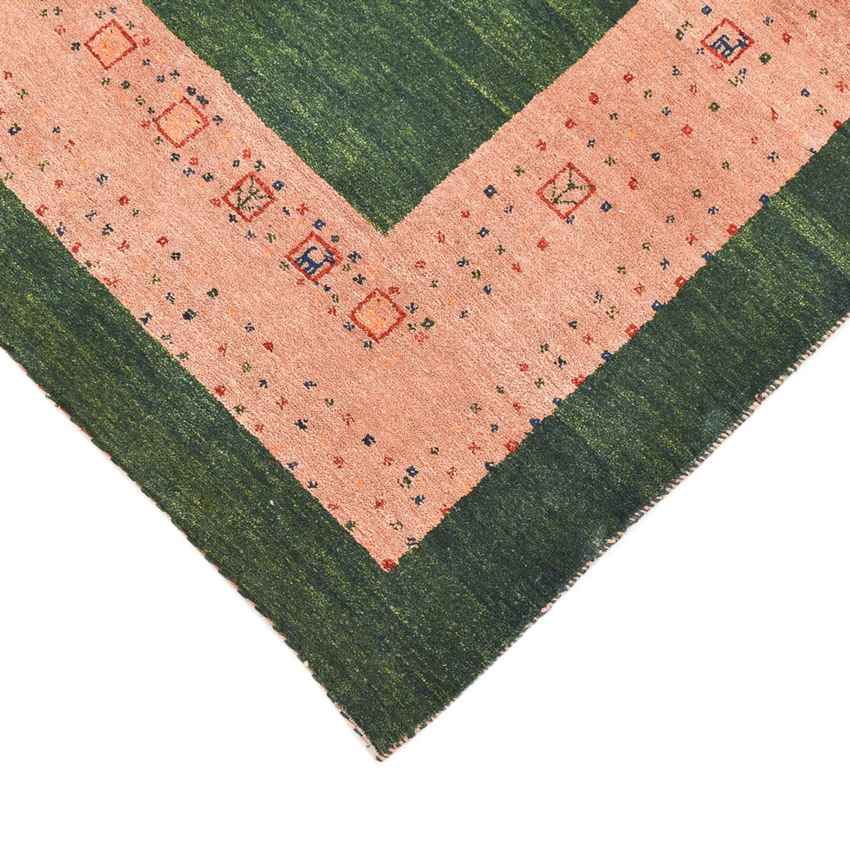 Gabbeh Tæppe - Loribaft Persisk - 150 x 108 cm - flerfarvet