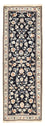 Løber Persisk tæppe - Nain - Royal - 180 x 68 cm - mørkeblå