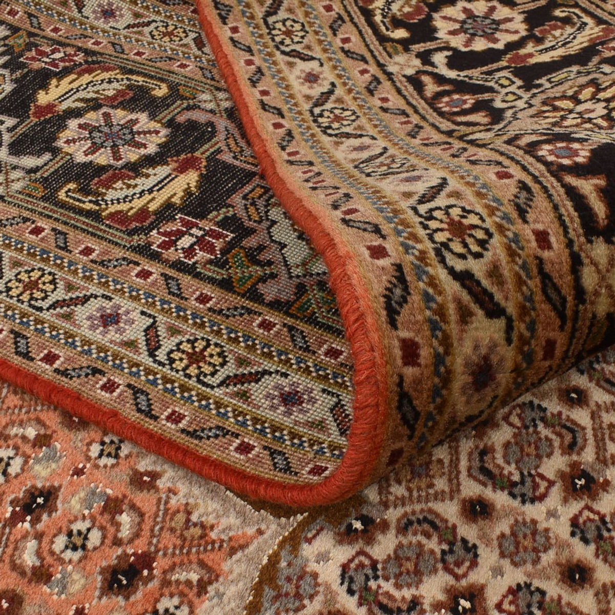 Persisk tæppe - Tabriz - Royal firkantet  - 253 x 245 cm - mørk beige