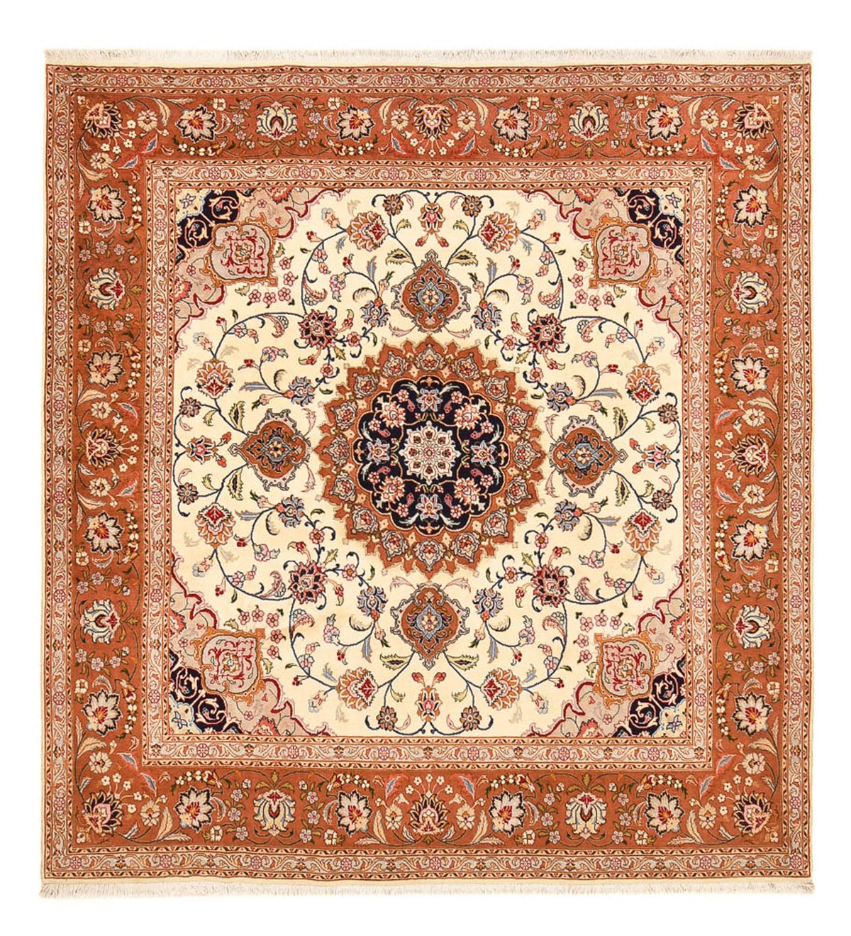 Persisk tæppe - Tabriz - Royal - 275 x 250 cm - flerfarvet