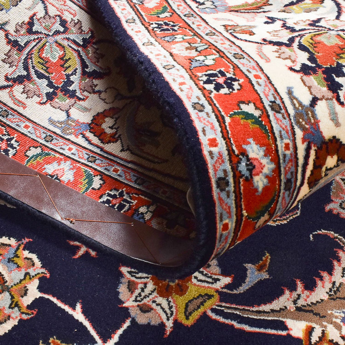 Persisk tæppe - Classic - 283 x 192 cm - mørkeblå