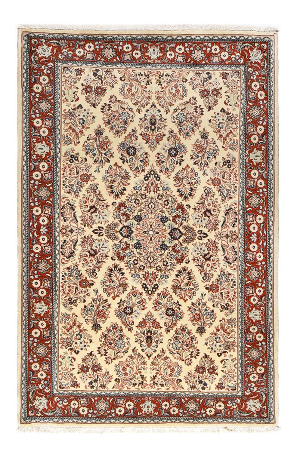Persisk tæppe - Classic - 208 x 134 cm - creme